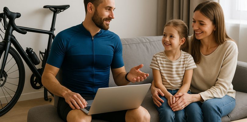 Vélo équilibre entre entrainement et vie personnelle